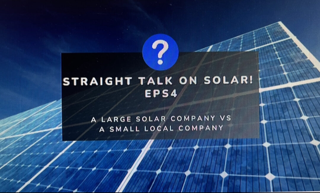 Choosing the Right Solar Company:  Does Size Matter?